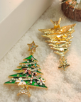 Anne Star Christmas Tree Earrings