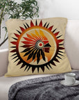 Native Sun Throw Pillow Case Made in America