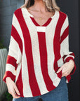 Anika Colorblock Bracelet Sleeve Sweater