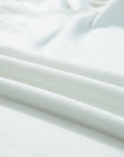 Plus Size Solid Rolled Short Sleeve T-Shirt