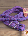 1" X 8 Ft. Hilason Braided Poly Barrel Racing Contest Flat Reins Multicolor