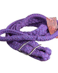 1" X 8 Ft. Hilason Braided Poly Barrel Racing Contest Flat Reins Multicolor