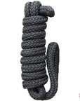 Hilason Horse Riding Poly Lead Rope Blue Tan  1" X 9 Ft.