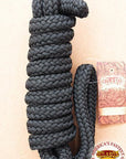 Hilason Horse Riding Poly Lead Rope Blue Tan  1" X 9 Ft.