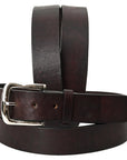 HILASON Western Genuine Leather Belt for Men Women Cowboy Cowgirl Handmade Unisex Full Grain Heavy Duty Tooled Belt for Jeans