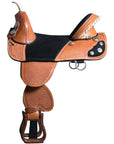 Hilason Western Horse Treeless Trail Barrel Saddle American Leather