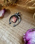 Naja Pendant with Purple Spiny Oyster & Yellow Tint – Sterling Silver – Native Made by MC