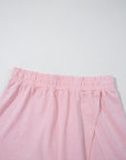 Mineral Wash Tank Top and Lined Split Skirt Set