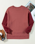 Ella Patchwork Drop Shoulder Pullover