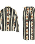 Colores de Mexico Southwestern Aztec Satin pajamas
