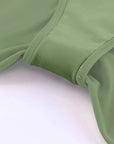 Solid Criss Cross Waist Flared Swim Skirt