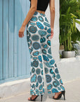 Baha Ranch All Turquoise Flare Pants