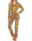 Baha Ranch Vintage Cowgirl Collage Pajama Set
