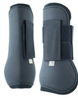 Full Horze Sprit Tendon Plastic Neoprene Horse Leg Boots Pair Dark Blue