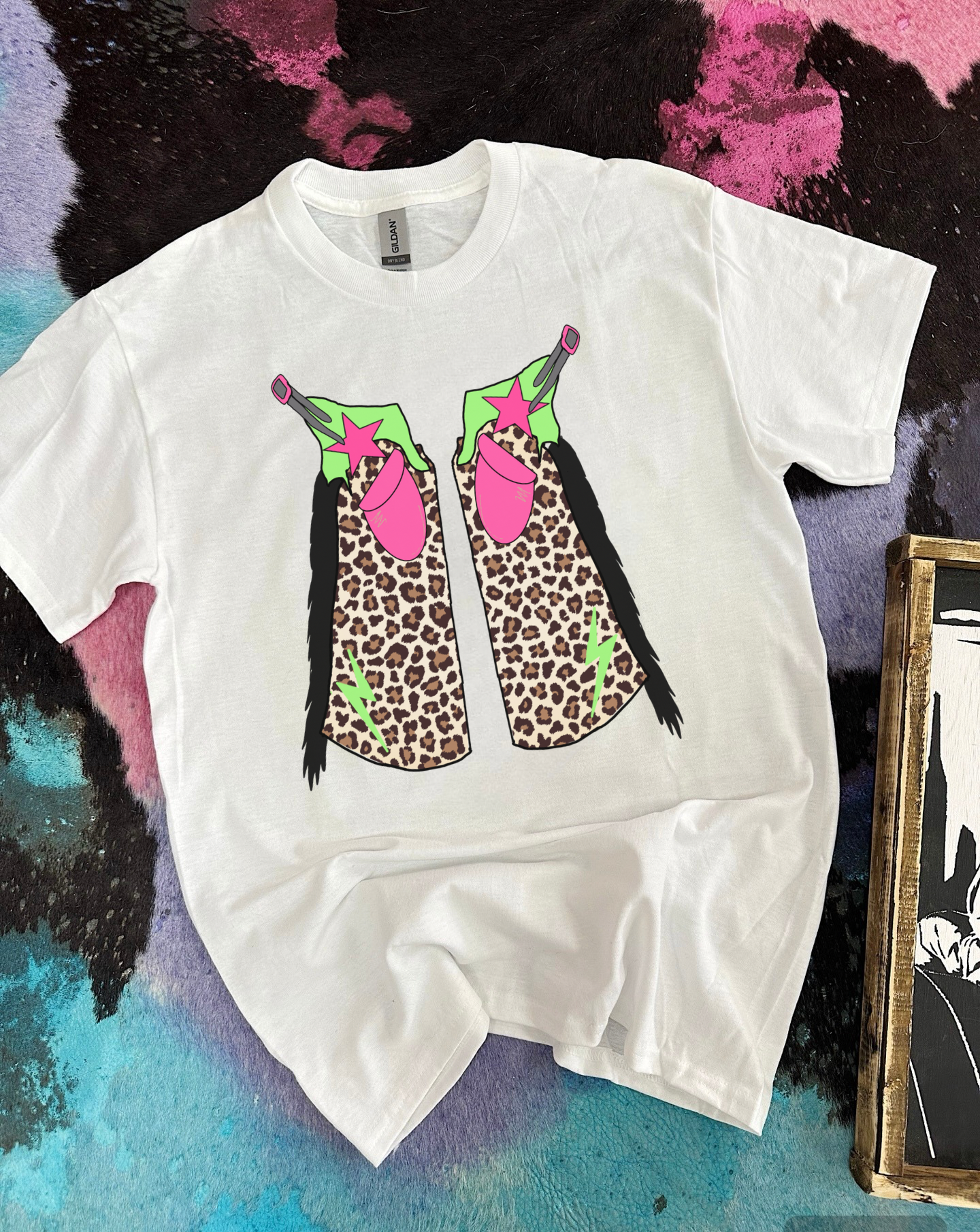 Wild Chaps Tee or Crewneck