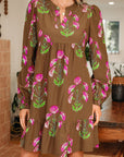 Kelly Hem Puff Sleeve Dress