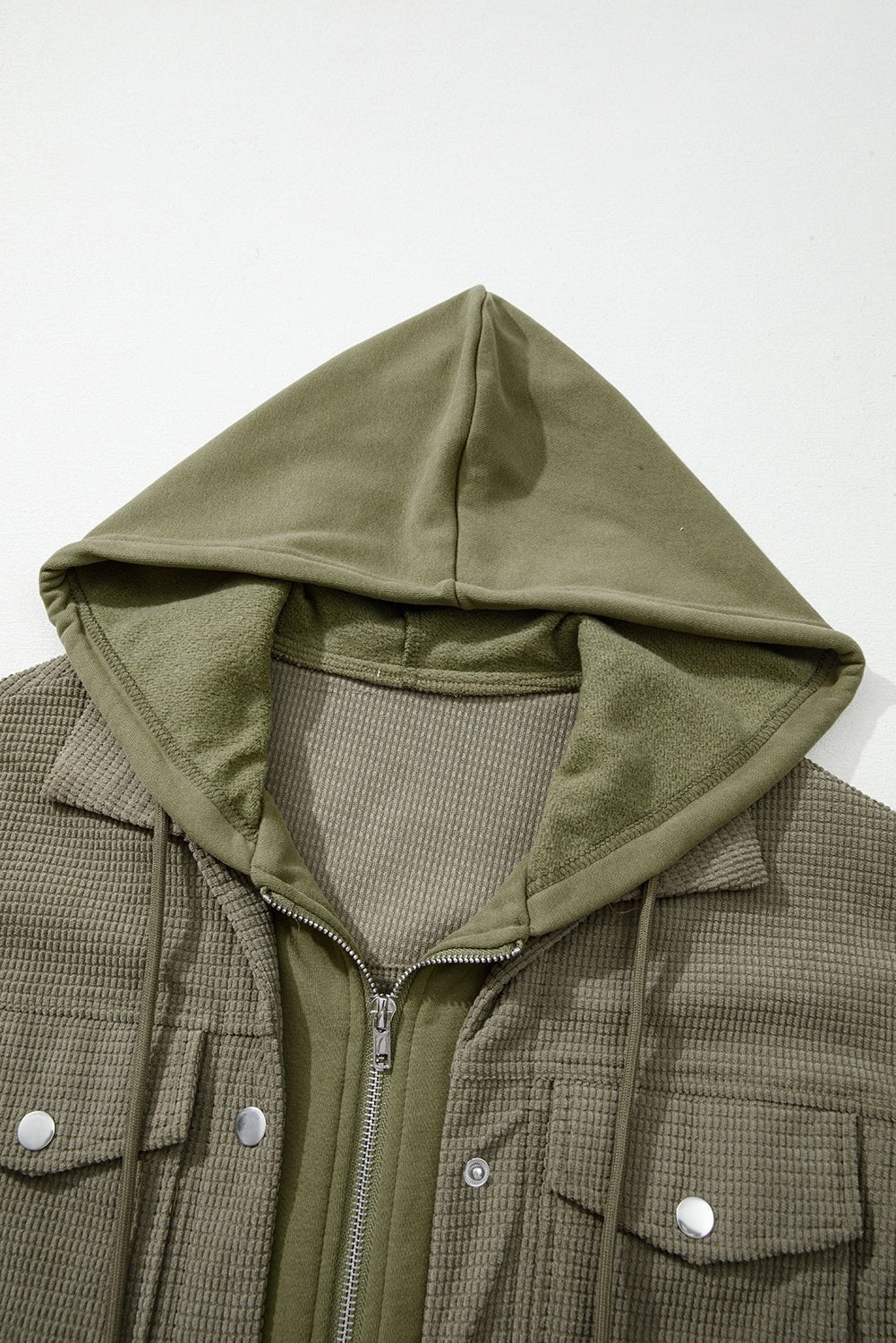 Undine Knit Textured Hooded Jacket