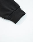 Solid Quarter-Zip Top and Drawstring Pants Set