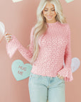 Emily Sleeve Mock Fitted Top