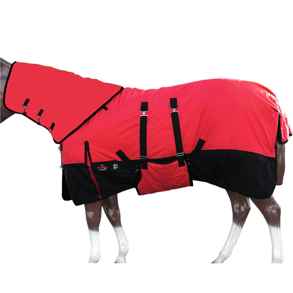 HILASON 1200D Waterproof Winter Horse Blanket Neck Cover Belly Wrap | Turnout Blankets for Horses