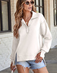 Luminy Baggy Sweatshirt with Slits