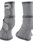 4 Pack Cashel Fly Prevention Small Pony Horse Leg Guard Mesh Boots Grey