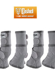 4 Pack Cashel Fly Prevention Draft Horse Leg Guard Cool Mesh Boots Grey