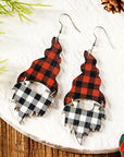 Kensley Print Christmas Dangle Earrings
