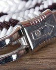 Hilason Horse Riding Poly Lead Rope Blue Tan  1" X 9 Ft.