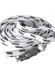 Hilason Horse Riding Poly Lead Rope Blue Tan  1" X 9 Ft.