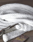 Hilason Horse Riding Poly Lead Rope Blue Tan  1" X 9 Ft.