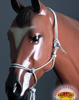 Hilason Horse Adjustable Poly Tied Rope Halter