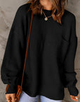 Ella Color Puffy Sleeve Sweater