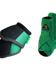 Cactus Dynamic Edge Horse Front Leg Sport Bell Boots Pair Combo Green