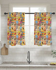 Vintage Rodeo Window Curtain 28"x40" (2-Piece) Made in America