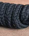 Hilason Horse Riding Poly Lead Rope W/ Trigger Snap Black 1/4" X 9 Ft.
