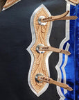 Hilason Handmade Genuine Leather Chaps Adult Handtooled Rodeo Bull Riding