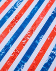 Americana Stripe Cutout Spaghetti Strap Swimsuit