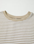 Vanessa Knit Ribbed Trim Long Sleeve PLUS Top
