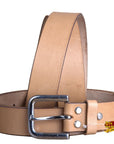 Unisex Full Grain Leather Belt With Vegetable Tanned Finish And Handcrafted Quality