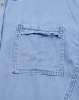 Londyn Bracelet Sleeve Chambray Shirt