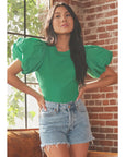 Balloon Sleeve Bodysuit