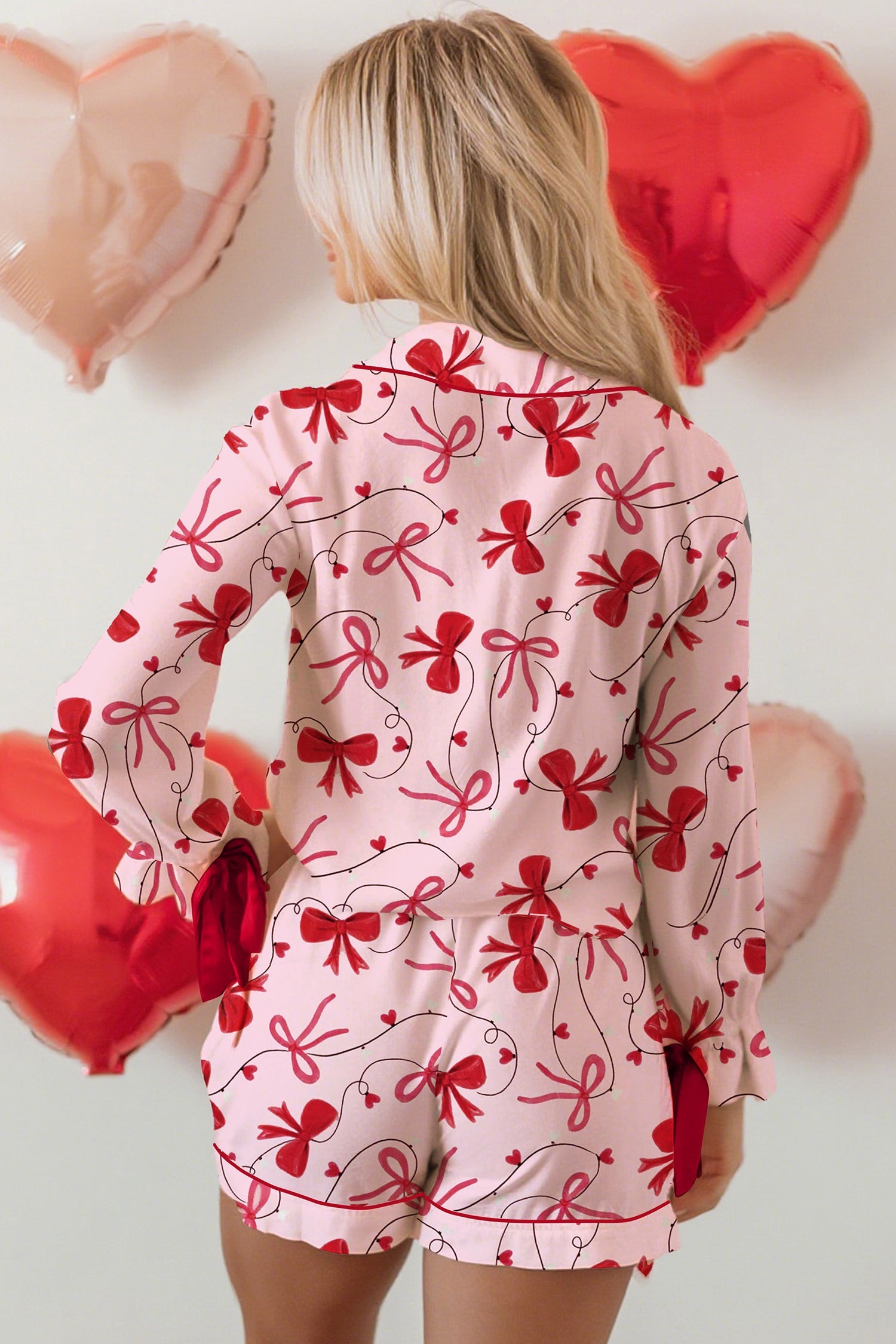 Laurel Pcs Pajama Set Long Sleeve Top
