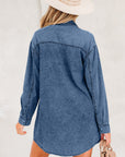 Takina Raw Hem Loose Shirt