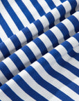 Stripe Scoop Neck Sleeveless Mini Dress