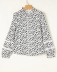 Floral Lace Puff Sleeve Top