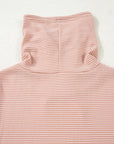 Mariam Drawstring Cowl Knit Top