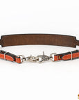 Hilason Horse Size Leather Breast Collar Wither Strap Tan Adjusts 24"-27"