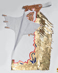Hilason Handmade Genuine Leather Chaps Adult Handtooled Rodeo Bull Riding