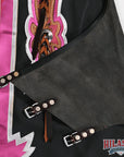 Ch208N-F Hilason Bull Riding Genuine Leather Rodeo Western Chaps